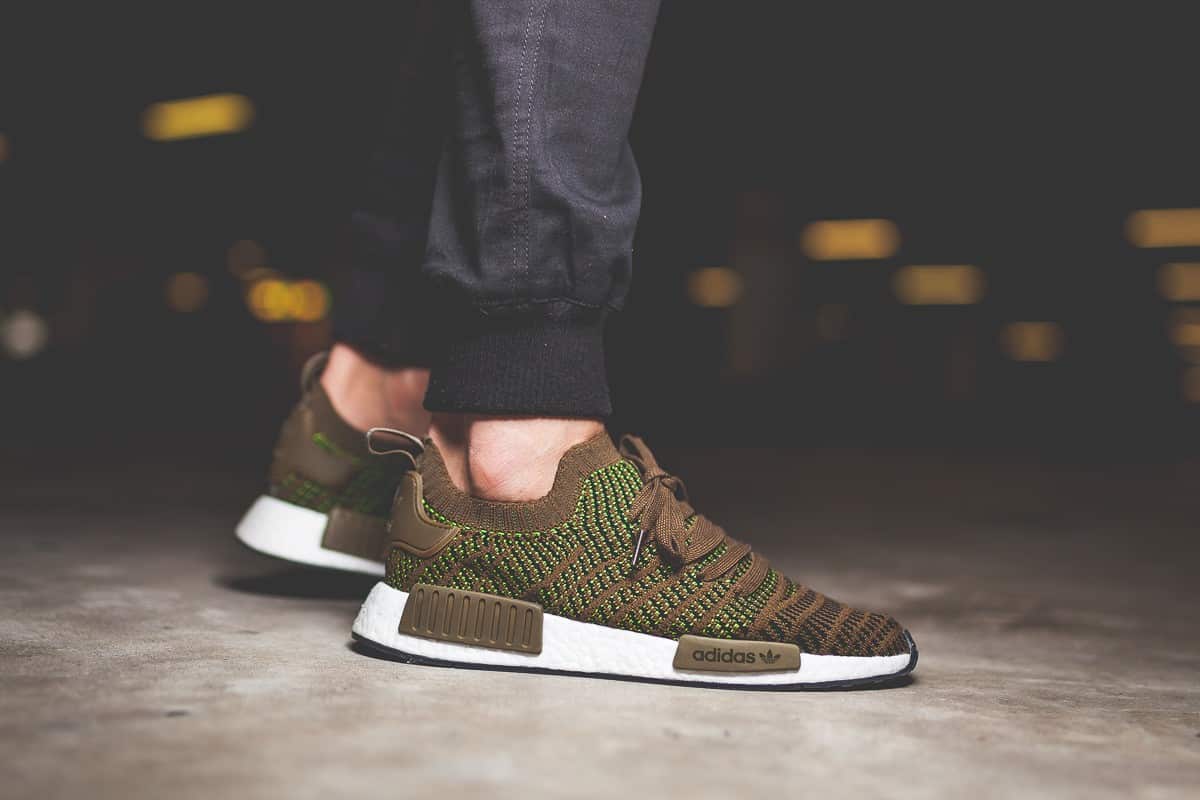 Adidas originals nmd olive green best sale